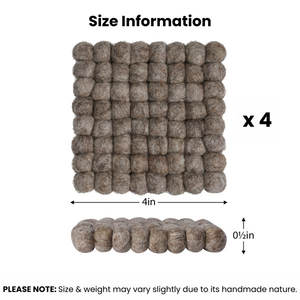 Sous-verres de perles en bois de forme carrée en noyer pour la décoration intérieure et pour les fêtes et les fêtes et autres événements - Product Image 3