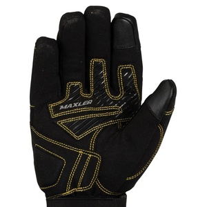 Guantes largos de dedo completo para motocicleta, cuero completo con protección dura para nudillos para hombres con MOQ bajo con tela de alta calidad - Product Image 5