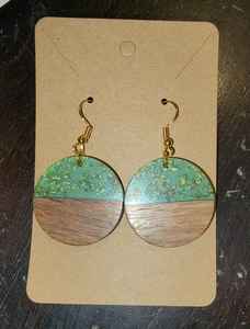 Pendientes de Resina y Madera para Mujer, Joyería Hecha a Mano, Accesorios Elegantes e Ideas para Regalos - Product Image 5