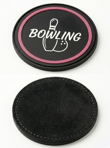 Bowling Shammy <b>Pad</b> – Embossed Rubber Grip + Suede Leather Dirt-Absorbing Surface | Custom Logo Available - Product Image 4