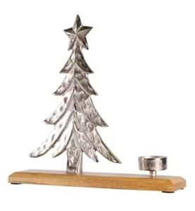 Portavelas de Metal sin deslustre para decoración del hogar, mesa y candelabro votivo de Metal elegante de Navidad, superventas - Product Image 1