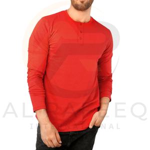 Cómoda camisa de manga larga de gran tamaño para hombres Impresión personalizada disponible Camisa de poliéster de algodón transpirable - Product Image 3