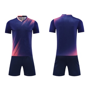 Unisex di alta qualità abbigliamento da calcio personalizzato blu <span class=keywords><strong>verde</strong></span> rosso poliestere maglia calcio bambini Kit calcio uniforme Set per bambini calcio - Product Image 3