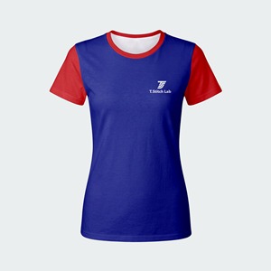 Servicio OEM, Camiseta de Cuello Redondo para Mujer, Transpirable, Antiarrugas, Informal de Verano, Impresión de Logotipo Personalizado, Alta Calidad - Product Image 6