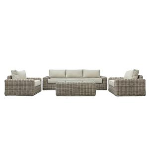 Ensemble de canapés tissés en rotin de style luxueux meubles pour hall d'hôtel décoration de canapé en rotin pour maison de rêve - Product Image 1