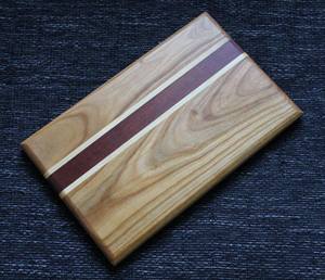 Planche à découper en bois massif 100% naturel et de qualité supérieure, fabriquée à la main, pour légumes, pain et cuisine quotidienne - Product Image 2