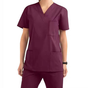 Uniformes de médico, uniformes médicos de enfermería, conjuntos de uniformes de clínica, camisetas de manga corta, pantalones, uniforme transpirable, logotipo personalizado OEM - Product Image 5