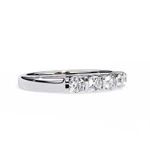 Bague de qualité supérieure, bague en diamant véritable, taille ronde, cadeau de fiançailles ou de demande en mariage avec certificat IGI, bague en diamant pour elle - Product Image 4