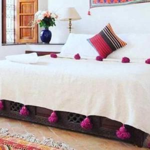 Manta Marroquí Hecha a Mano, Auténtica, Artesanal, Diseño Tribal, Suave, Tejida, Decoración para el Hogar, Regalo - Product Image 1