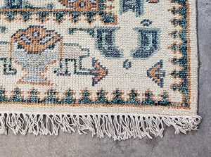 Último diseñador de hilo de PET reciclado tejido a mano alfombra de área de piso al aire libre mejor precio conjunto de decoración del hogar - Product Image 5