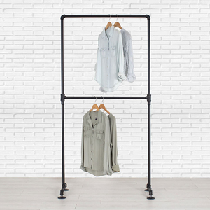 Porte-vêtements sur pied KTD68009 avec tuyau d'égouttage intégré – Organisateur de placard - Product Image 3