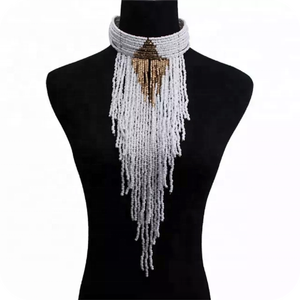 Collar de cuentas de cristal Rosa negro, collar de moda con cuentas, joyería para fiestas de niñas, bodas, Material de resina - Product Image 6