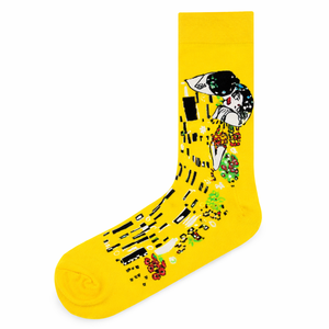 Chaussettes fantaisie en fil recyclé écologique, mode durable, motifs respectueux de l'environnement, qualité textile biologique standard mondial - Product Image 4