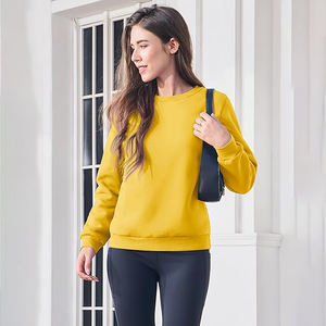 Sudadera con capucha de forro polar acogedora, informal, holgada, para mujer, suéter térmico de invierno, jersey suave de manga larga, top cálido - Product Image 4