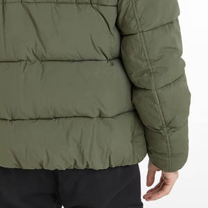Veste rembourrée de haute qualité pour hommes, nouvelle mode, coupe-vent, capuche détachable, col montant, toile pour la saison d'hiver - Product Image 6