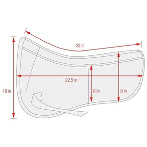 Wholesale Stylish Equestrian Saddle <b>Pads</b> Featuring Cotton Shell Dressage Cotton Horse Saddle <b>Pads</b> Competition Horse Saddle <b>Pads</b> - Product Image 6