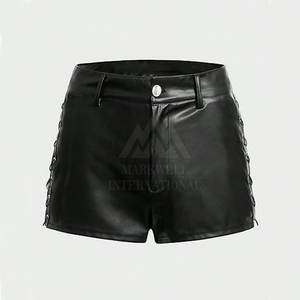 Wholesale <b>Men</b> <b>Leather</b> <b>Shorts</b> New Design <b>Men</b> <b>Leather</b> <b>Shorts</b> Outdoor Wear <b>Men</b> <b>Leather</b> <b>Shorts</b> - Product Image 1