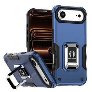 เคส iPhone 17 Air Hybrid ป้องกันแรงกระแทก พร้อมวงแหวนแม่เหล็กสีน้ำเงิน - Product Image 1
