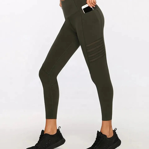Leggings Largos para Mujer, Sin Costuras, Sostenibles, para Entrenamiento, Gimnasio, Deporte, Fitness, Yoga, Spandex/Poliéster, Cintura Elástica, Secado Rápido - Product Image 4