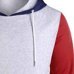 สเวตเชิ้ตใส่สบายสำหรับผู้ชายเสื้อสเวตเชิ้ตผ้าฝ้ายสไตล์ใหม่ปรับแต่งสีได้ - Product Image 3