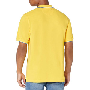 Polo bordado de golf con estampado de verano con manga corta, Polo profesional OEM hecho en fábrica para hombre, polos fabricados por Dress Sports - Product Image 4