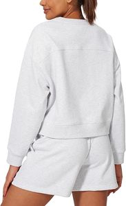 เสื้อสเวตเชิ้ตลำลองสำหรับผู้ชายในฤดูใบไม้ร่วงพิมพ์ลายดิจิตอลทรงปกติ - Product Image 4