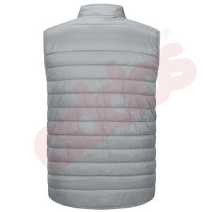 2024 chaleco acolchado ligero de estilo callejero para hombre, chaqueta de burbujas sin mangas de alta calidad para invierno personalizable - Product Image 2