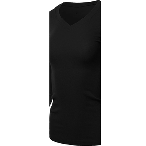 Sweat-shirt à col en V en polaire tricoté respirant coupe-vent brodé et gaufré marron pour femme, marque personnalisée, écologique, hiver - Product Image 3