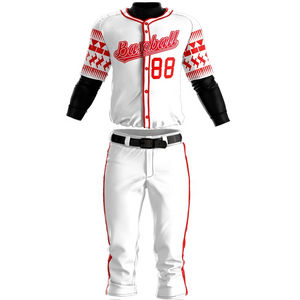 Uniforme de béisbol de ropa deportiva de equipo 2023 ligero con impresión de logotipo personalizado de alta calidad en varios colores - Product Image 1