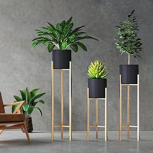 ประติมากรรมชาวไร่สมัยใหม่ทำด้วยมือสีทองเงาสีเงินและสีดำสำหรับการตกแต่งในร่มและกลางแจ้งที่หรูหรา - Product Image 4