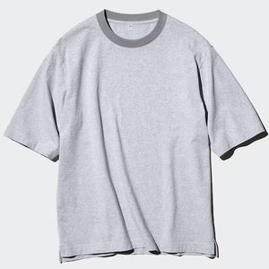 T-shirt Ringer à col rond, blocs de couleur, décontracté, été, manches courtes, coupe ajustée, anti-UV, 50% coton/50% polyester - Product Image 4