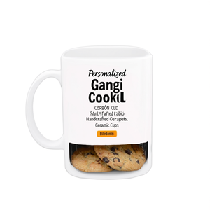 Tazza per Biscotti Gangi Personalizzata, Gadget in Ceramica Artigianale - Product Image 3