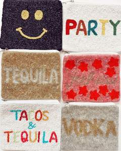 Hecho a mano, lo último en atractivo, estilo de lujo, con cuentas, diseño de pescado, monedero moderno y elegante de la India - Product Image 6