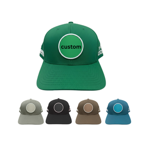 Unisex Baseball Hat 6-Panel Custom Logo PVC Embroidery Curved Brim 100% Cotton Unstructured Form Adjustable Snapback Outdoor Cap - Product Image 1