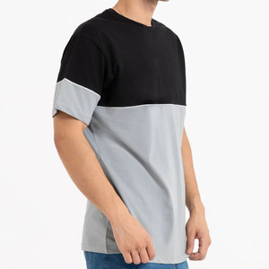 Camisetas de manga corta de verano de moda para hombres 100% algodón diseño de béisbol al por mayor con panel de tela peinada Tipo de patrón de letra - Product Image 1