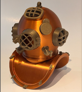Nique Acuario Decoración Super Calidad Antiguo Casco De Buceo - Product Image 2
