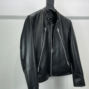 Chaqueta de cuero PU de calidad superior para hombre, nueva llegada, estilo informal, lona con soporte recubierta con diseño de moda - Product Image 2