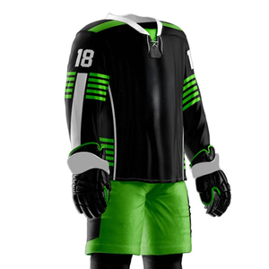 Uniforme de Hockey sobre Hielo Unisex de Alta Calidad, Personalizado, Transpirable, de Secado Rápido, con Logotipo Sublimado, Kit de Equipo OEM para Adultos - Product Image 4
