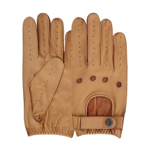 Gants en cuir de mode personnalisés de haute qualité pour hommes Gants de conduite souples en cuir de vachette d'origine Saison d'hiver Gants de golf similaires en PU - Product Image 6