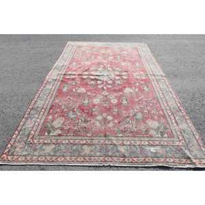 พรมตุรกีวินเทจ ขนาดใหญ่พิเศษ 6.46x11.2 ฟุต พรมขนสัตว์ลายทางสีแดงน้ำเงิน - Product Image 1