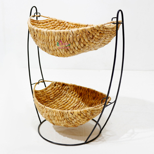 Estante organizador de almacenamiento hecho a mano Artex Dong Thap Factory de algas marinas naturales y jacinto de agua para estanterías y uso de exhibición - Product Image 1