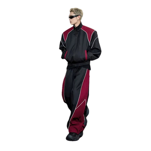 Ensemble de survêtement pour homme en coton confortable, qualité supérieure, tendance, streetwear élégant, respirant, vêtements de sport - Product Image 4