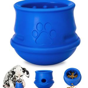 Balle interactive à mâcher pour chien, jouet de distribution lente de nourriture, pour l'exportation - Product Image 1