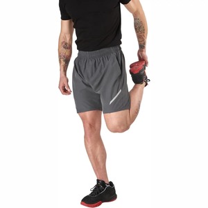 2025 Summer Latest Custom <b>Men's</b> Fleece Lined Workout <b>Shorts</b> Cozy Fit with Logo <b>Patch</b> Solid Casual Style Factory Wholesale - Product Image 2