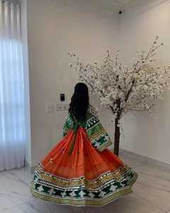 Superb Quality Modern Banjara Tribal Ethnic Vintage Lace <b>Floor</b>-Length A-Line Afghan/Pakistan Kuchi Party Traditional Dress - Product Image 2