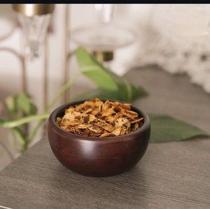 Bol de service en bois antique, forme ronde, pour mélanger les salades, décoration de la maison, bol de service pour collations, article ménager au meilleur prix - Product Image 3