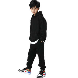 Sudadera con Capucha y Pantalones Deportivos Personalizados para Niños, Unisex, de Algodón/Poliéster, Transpirables, Resistentes al Viento, para Invierno - Product Image 3