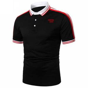 Cotton <b>Plus</b> <b>Size</b> <b>Men's</b> <b>Polo</b> <b>Shirts</b> 220g Plain Blank Summer Breathable OEM Custom Logo Design Striped <b>Men's</b> <b>Polo</b> <b>Shirts</b> For Sale - Product Image 2
