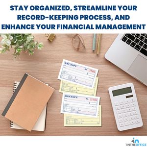 A4a5a6 tiền chuyên nghiệp và cho thuê sổ nhận hai phần carbonless sao chép xoắn ốc RÀNG BUỘC (3 gói) xoắn ốc ràng buộc thiết kế NCR sách - Product Image 6