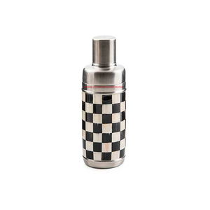 Shaker à cocktail à carreaux noir et blanc Top vente et haute qualité - Product Image 1